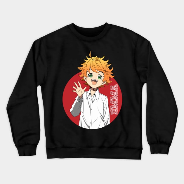 the promised neverland - Emma Crewneck Sweatshirt by Hala Art